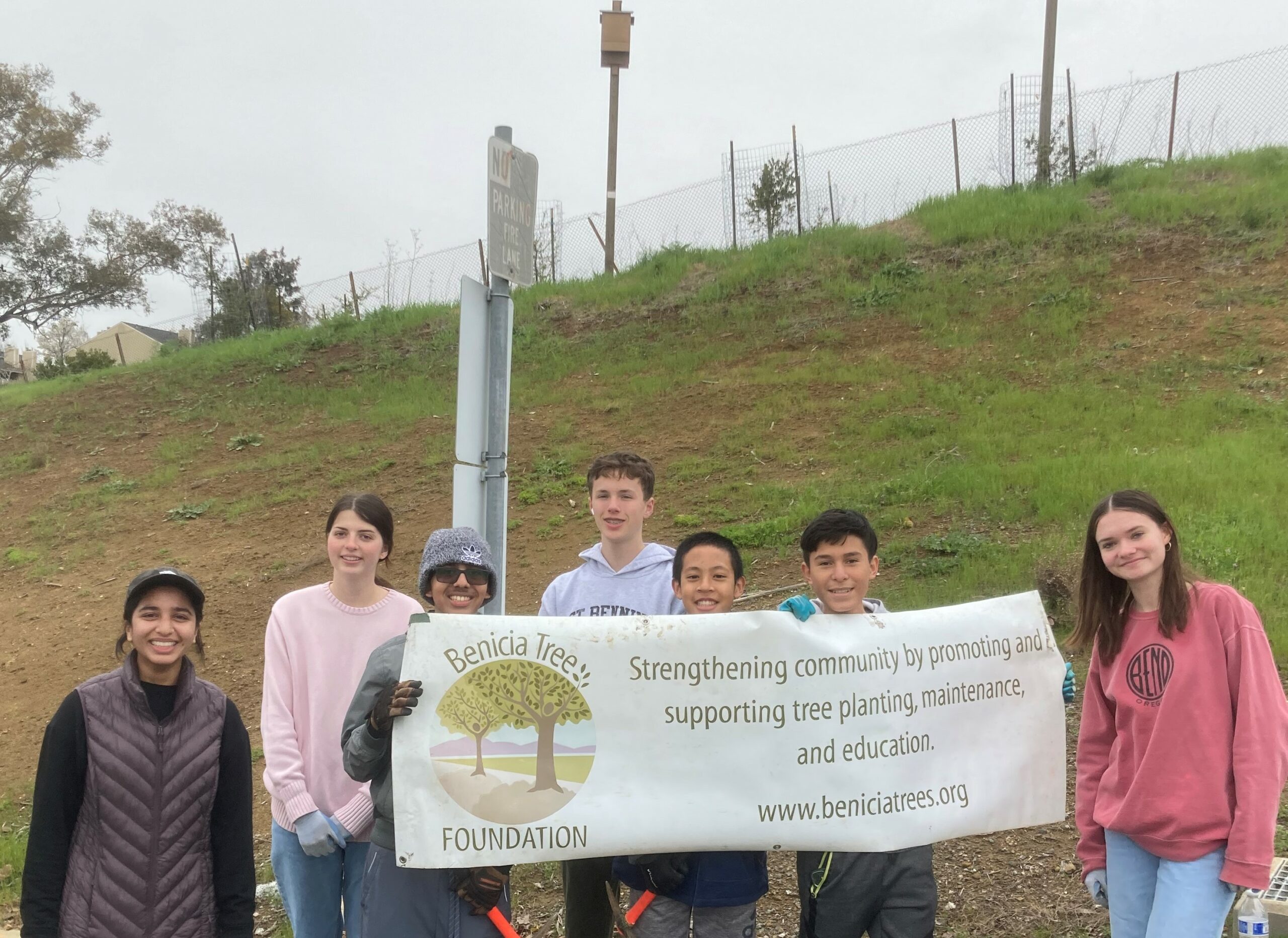 March 2023 Tree Care Day at Benicia High